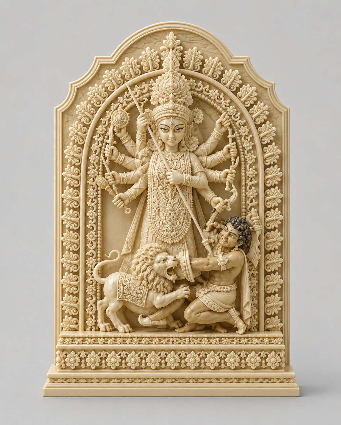 Durga Mata Ji 3D Model (5 Inch)